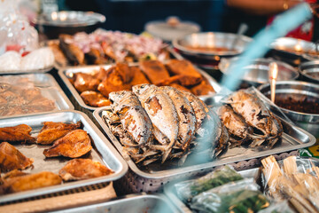 Street food in the market