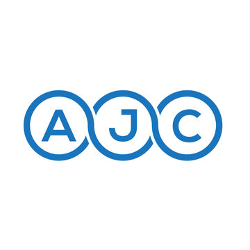 AJC letter logo design on white background. AJC creative initials letter logo concept. AJC letter design.
