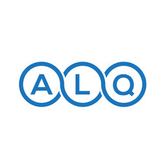 ALQ letter logo design on white background. ALQ creative initials letter logo concept. ALQ letter design.
