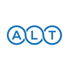 ALT letter logo design on white background. ALT creative initials letter logo concept. ALT letter design.
