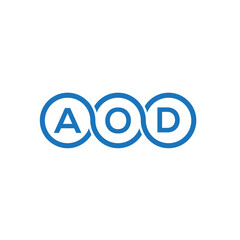 AOD letter logo design on white background. AOD creative initials letter logo concept. AOD letter design.
