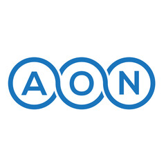 AON letter logo design on white background. AON creative initials letter logo concept. AON letter design.
