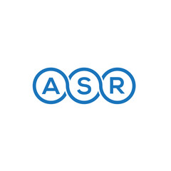 ASR letter logo design on white background. ASR creative initials letter logo concept. ASR letter design.
