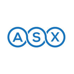 ASX letter logo design on white background. ASX creative initials letter logo concept. ASX letter design.
