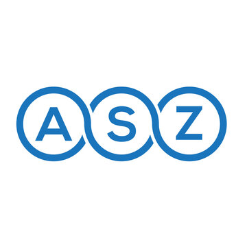 ASZ letter logo design on white background. ASZ creative initials letter logo concept. ASZ letter design.

