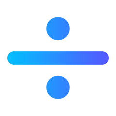 divide gradient icon