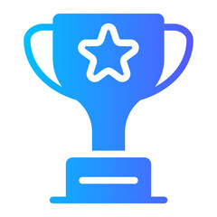 trophy gradient icon