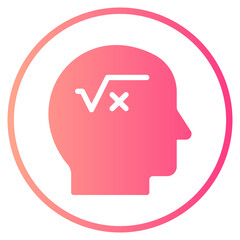brain gradient icon
