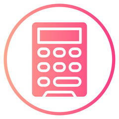 calculator gradient icon