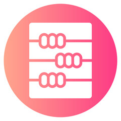 abacus gradient icon