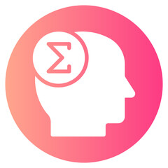 brain gradient icon
