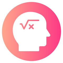 brain gradient icon
