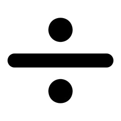 divide glyph icon