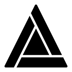 triangle glyph icon