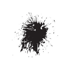 Spot icon black in trendy isolated on white background. Vector illustration.