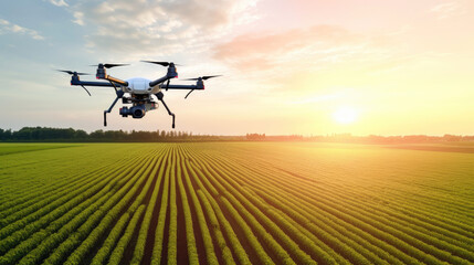 The use of drones in agriculture Generative AI