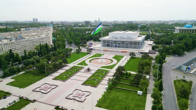 International Friendship Square in Tashkent city