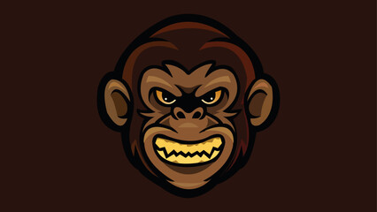 Monkey Head illustration