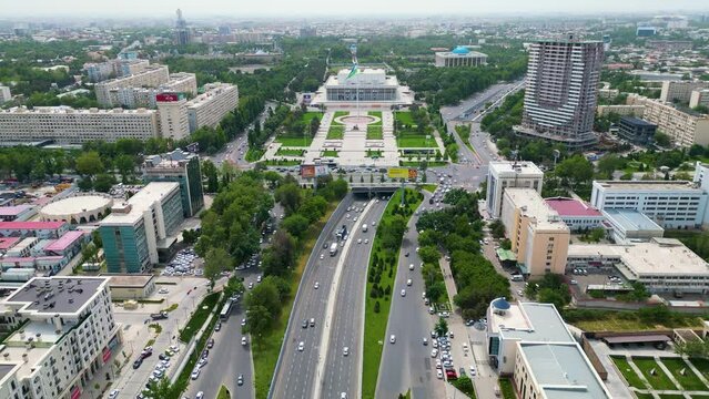 International Friendship Square in Tashkent city