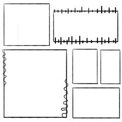 black and white frame