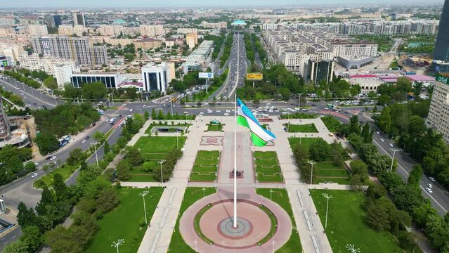 International Friendship Square in Tashkent city