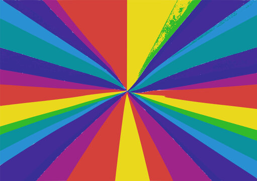 Abstract rainbow background vector image.