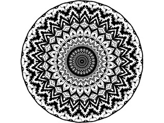 ornamental round lace ornament