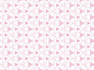 seamless pattern with hearts
