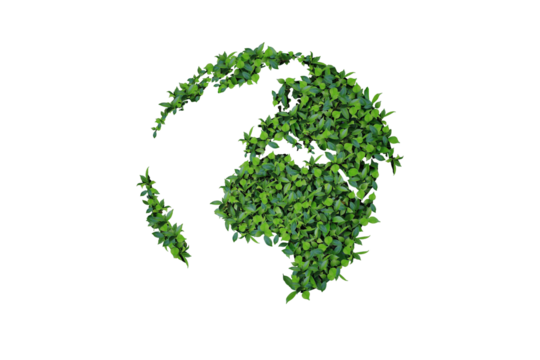 Double exposure world tree environmental concept Isolated on clean background	
 - Powered by Adobe