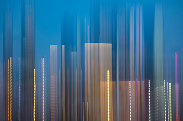 intentional camera movement skyline