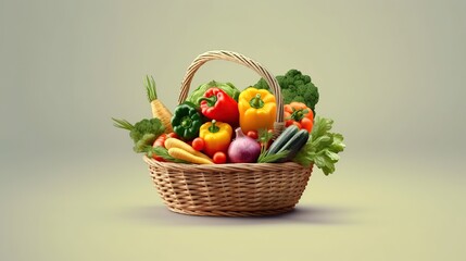 Vegetables Different fruits , Generative AI