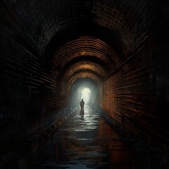 Naklejka premium Tunnel