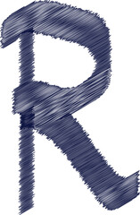 flat fonts brush  
