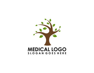 Obraz premium medical health care logo design vector