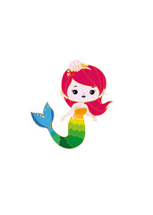Mermaid, Rainbow Mermaid