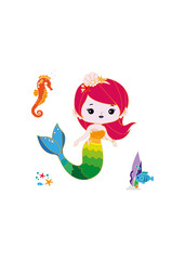 Mermaid, Rainbow Mermaid