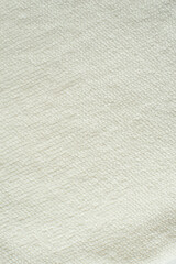 Macro texture of white towel
