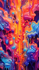 Psychedelic emotions made with generated ai