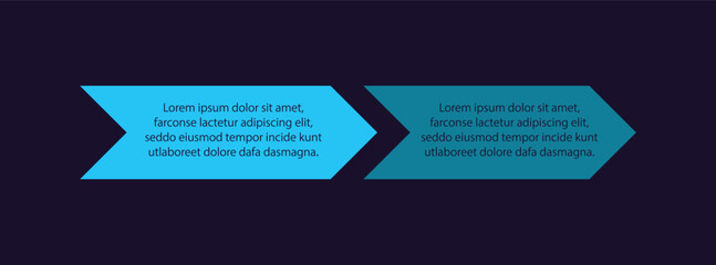 Sequence arrows infographic chart design template for dark theme. Business process. Direction pointer. Editable flowchart steps. Visual data presentation. Myriad Pro-Bold, Regular fonts used