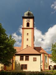 Obraz premium Deutschland - Baden-Württemberg - Sankt Märgen - Klosterkirche Mariä Himmelfahrt