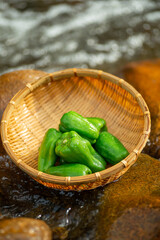 新鮮なピーマン