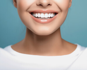 Obraz premium close up portrait of a smiling woman