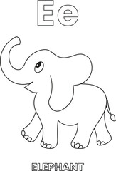 Alphabet Coloring Page for kids
