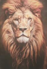 Portrait of a Lion
