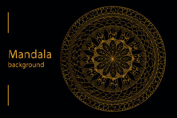 Luxury mandala background design, Ornament Mandala art.	