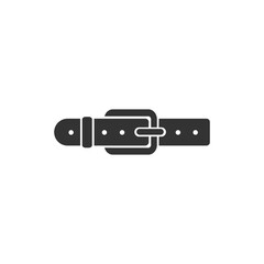 Belt icon illustration isolated vector sign symbol in flat