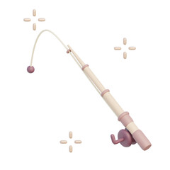 3D Fishing Illustration