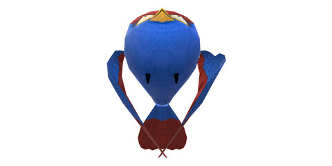 Warbler Bird isolated on a Transparent Background