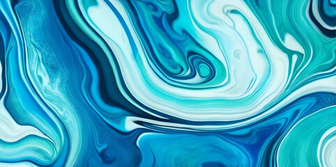 Beautiful abstract fluid art background texture. ink and mixed texture. Generative AI.