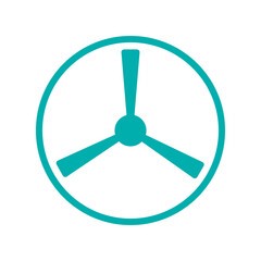 washing machine pulsator fan icon vector illustration eps 